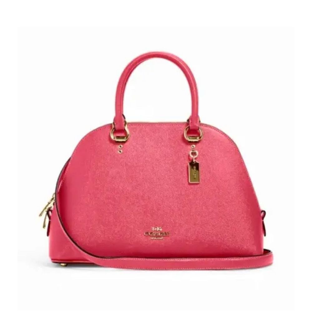 🔥🎁NWT! Coach Katy Satchel Handbag Watermelon Msrp:$350.00 - Picture 2 of 4
